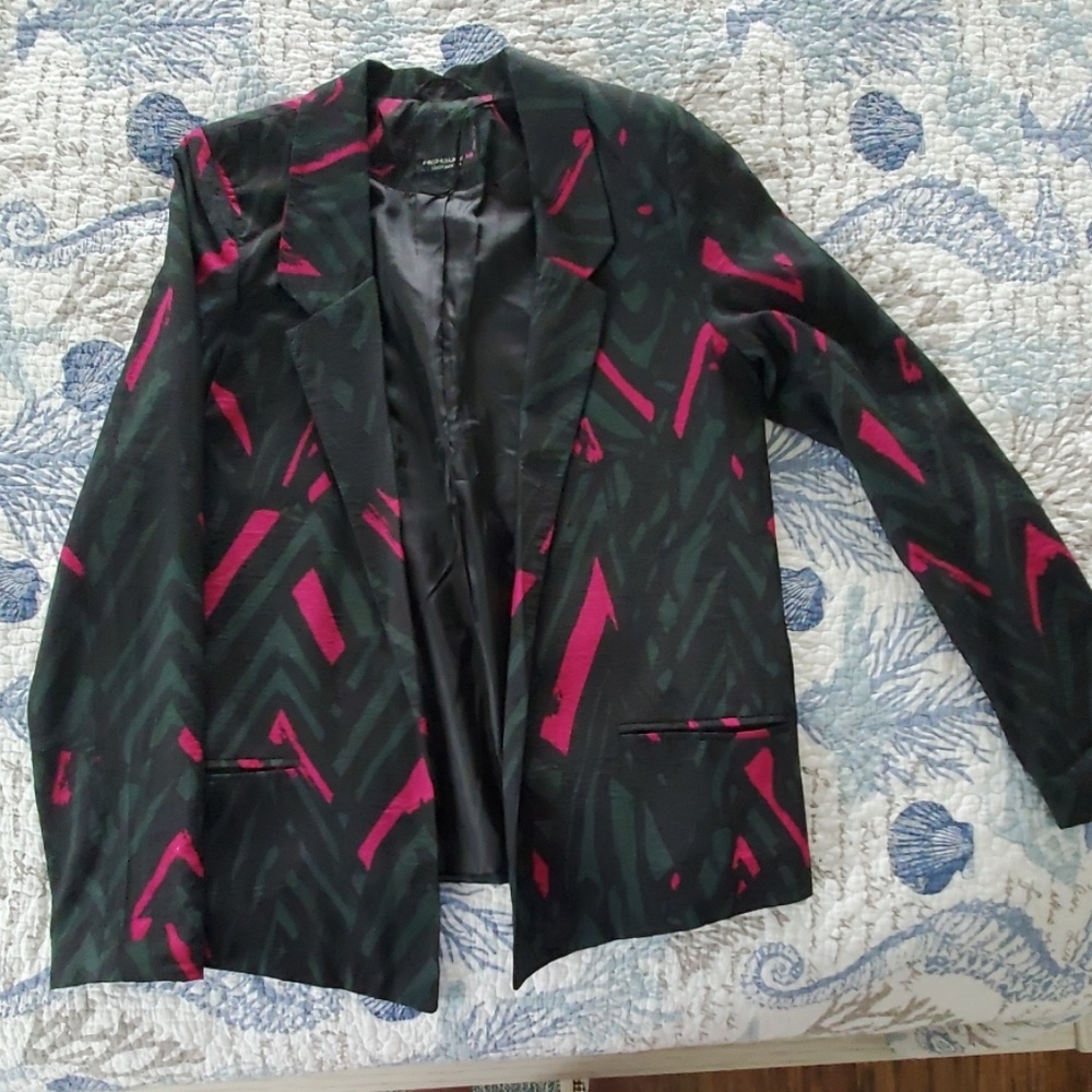 Abstract pattern blazer blazer